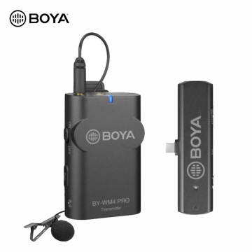 Boya By-wm4 Pro-k5 2,4-GHz-Wireless-Mikrofon-Zweikanal-Empfänger für Typ-C-Geräte